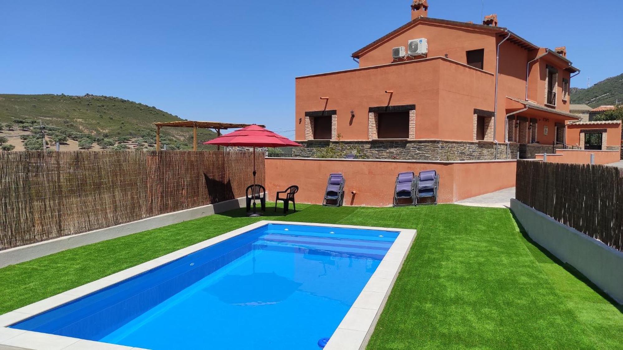 Casa Rural La Colmena Del Geoparque Navatrasierra Kültér fotó